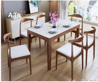 T08高级长方桌，胡桃色  1.35米带炉一桌四椅650元，现货11套。 - 固原28生活网 guyuan.28life.com